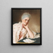Portrait of Mrs. Jacquet - Jean-Étienne Liotard — kehystetty taideteos seinällä