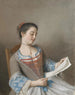 The Artist's Niece Marianne Lavergne Known as La Liseuse - Jean-Étienne Liotard — näkymä teoksesta