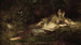 Lepäävä - Jean-François Millet — näkymä teoksesta