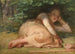Bergère-lepoistuma taimen varjossa - Jean-François Millet — näkymä teoksesta