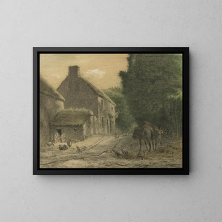 JeanFranois Millet - Farm House at Gruchy.webp