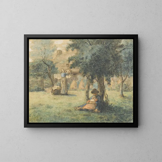 JeanFranois Millet - Femme tendant son linge.webp