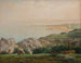 La Mer vue du haut de la falaise de Landemer - Jean-François Millet — näkymä teoksesta