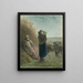 Le Passage des oies sauvages - Jean-François Millet — kehystetty taideteos seinällä