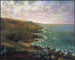 Les falaises de Grville - Jean-François Millet — näkymä teoksesta