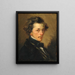Portrait d'homme anonyme - Jean-François Millet — kehystetty taideteos seinällä