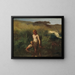 La Baigneuse - Jean-François Millet — kehystetty taideteos seinällä