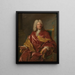 Portrait d'un homme - Jean-François de Troy — kehystetty taideteos seinällä