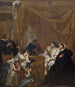 Saint Vincent de Paul au lit de mort de Louis XIII - Jean-François de Troy — näkymä teoksesta