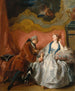 Rakkauden julistus - Jean-François de Troy — näkymä teoksesta