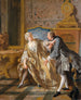 La Jarretière - Jean-François de Troy — näkymä teoksesta
