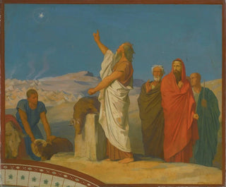 JeanHippolyte Flandrin - Baalam Prophtise Quun Astre Slvera Du Milieu Disral.webp
