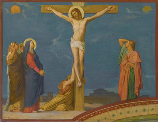 JeanHippolyte Flandrin - La Mort De JsusChrist Sur Le Calvaire.webp