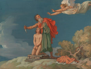 Le Sacrifice d'Isaac - Jean-Hippolyte Flandrin — näkymä teoksesta