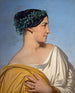 Tête de femme - Jean-Hippolyte Flandrin — näkymä teoksesta