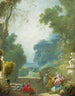 Lämmin kuoripeli - Jean-Honoré Fragonard — näkymä teoksesta