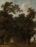 Varjostettu bulevardi - Jean-Honoré Fragonard — näkymä teoksesta