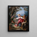 Blind Man's Buff - Jean-Honoré Fragonard — kehystetty taideteos seinällä