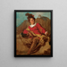 Jean-Claude Richard Abbé de Saint-Non alasti espanjalaisittain - Jean-Honoré Fragonard — kehystetty taideteos seinällä