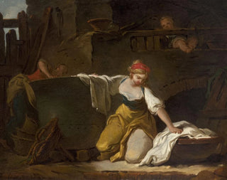 Nuoret lavandineerit - Jean-Honoré Fragonard — näkymä teoksesta