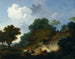 Maisema paimenilla ja lammaslaumulla - Jean-Honoré Fragonard — näkymä teoksesta