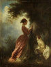 Le Chiffre d'amour The Souvenir - Jean-Honoré Fragonard — näkymä teoksesta