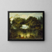 Le petit parc - Jean-Honoré Fragonard — kehystetty taideteos seinällä