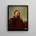 Portrait d'un homme en costume - Jean-Honoré Fragonard — kehystetty taideteos seinällä