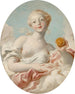 Portrait nimeltä Mademoiselle Marie-Catherine Colombe en Vénus - Jean-Honoré Fragonard — näkymä teoksesta