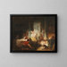 Ranskalainen sisämaalaus - Jean-Honoré Fragonard — kehystetty taideteos seinällä