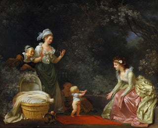 Les Premiers Pas - Jean-Honoré Fragonard — näkymä teoksesta