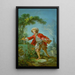 Le Jardinier - Jean-Honoré Fragonard — kehystetty taideteos seinällä