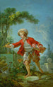 Le Jardinier - Jean-Honoré Fragonard — näkymä teoksesta