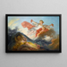 La Déesse Aurore triumfina Yön yli - Jean-Honoré Fragonard — kehystetty taideteos seinällä