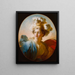 La Déesse Minerve - Jean-Honoré Fragonard — kehystetty taideteos seinällä