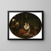 La Famille heureuse - Jean-Honoré Fragonard — kehystetty taideteos seinällä