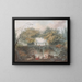 Le Petit Parc - Jean-Honoré Fragonard — kehystetty taideteos seinällä