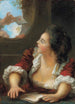 La Lettre d'amour - Jean-Honoré Fragonard — näkymä teoksesta