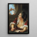 La Lettre d'amour - Jean-Honoré Fragonard — kehystetty taideteos seinällä