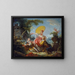 Le Concours musical - Jean-Honoré Fragonard — kehystetty taideteos seinällä