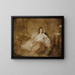 Nuori nainen negligeéssä sisätiloissa - Jean-Honoré Fragonard — kehystetty taideteos seinällä