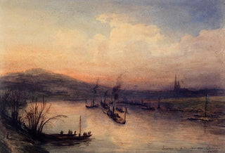JeanJacques Champin - Le retour des cendres de Napolon Ier 1840 la Seine prs de SaintDenis.webp