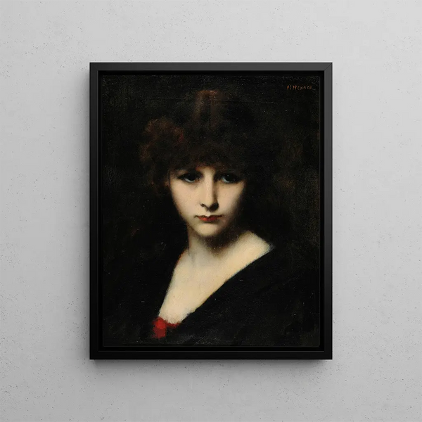 Candeur - Jean-Jacques Henner — kehystetty taideteos seinällä