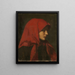 Paysanne - Jean-Jacques Henner — kehystetty taideteos seinällä