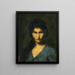 Portrait d'une jeune femme - Jean-Jacques Henner — kehystetty taideteos seinällä