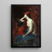 Unelma - Jean-Jacques Henner — kehystetty taideteos seinällä