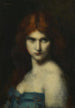 Naisen pään tutkimus - Jean-Jacques Henner — näkymä teoksesta