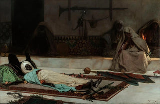 JeanJosephBenjamin Constant - Le jour des funrailles Scne du Maroc.webp