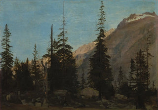 Alppimaisema maalaus, Handegg, Sveitsi - Jean-Léon Gérôme — näkymä teoksesta
