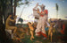 Anachronisme Bacchus ja Rakkaus - Jean-Léon Gérôme — näkymä teoksesta